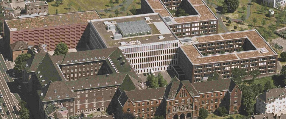 Luftbild Justizzentrum Aachen